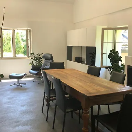 Splendid Penthouse With Private Terrace & Pkg At The Foot Of The Castles דירה *